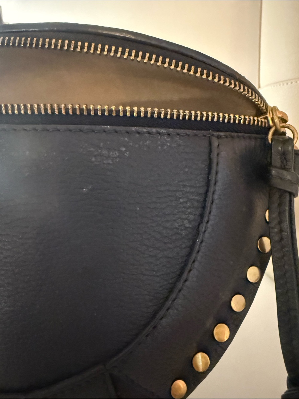 Isabel Marant SKANO BAG IN GRAINED LEATHER - Picture 8 of 10